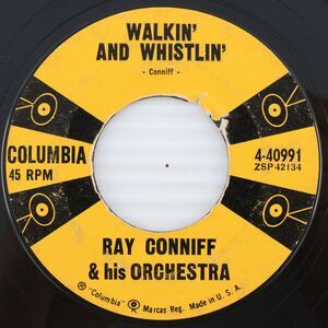 Ray Conniff Walkin' & Whistlin / Melody For 2 Guitars 1957 45rpm Record 4-40991